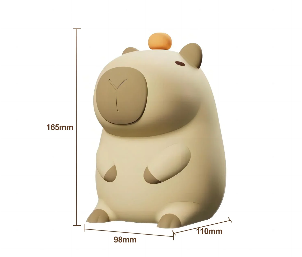 Squishy Capybara Lamp (Night Light)