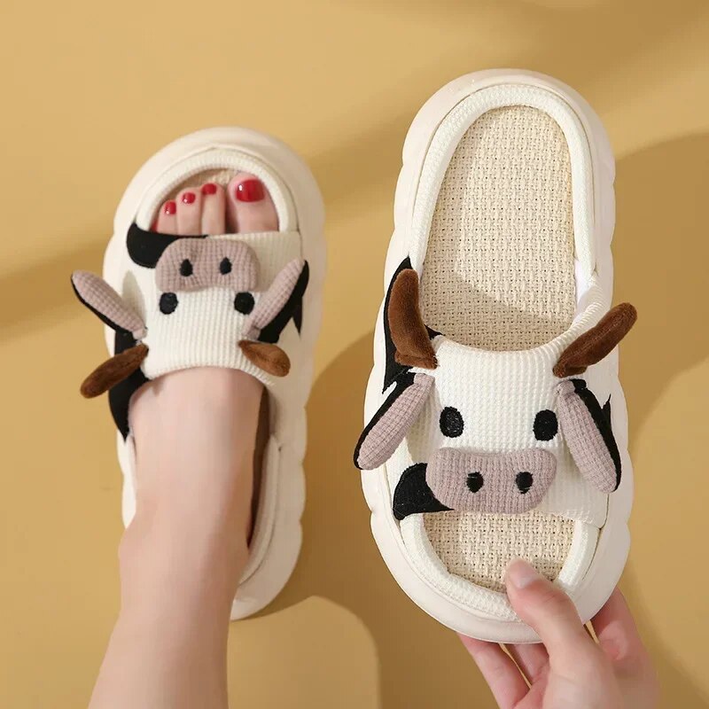 Women's Cozy Cow Slippers