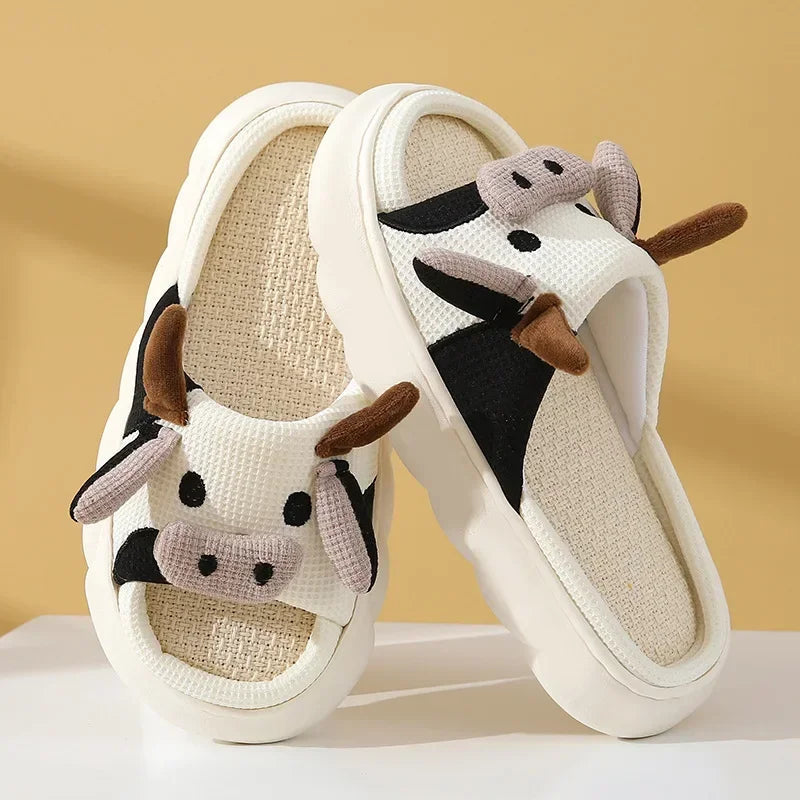 Women's Cozy Cow Slippers