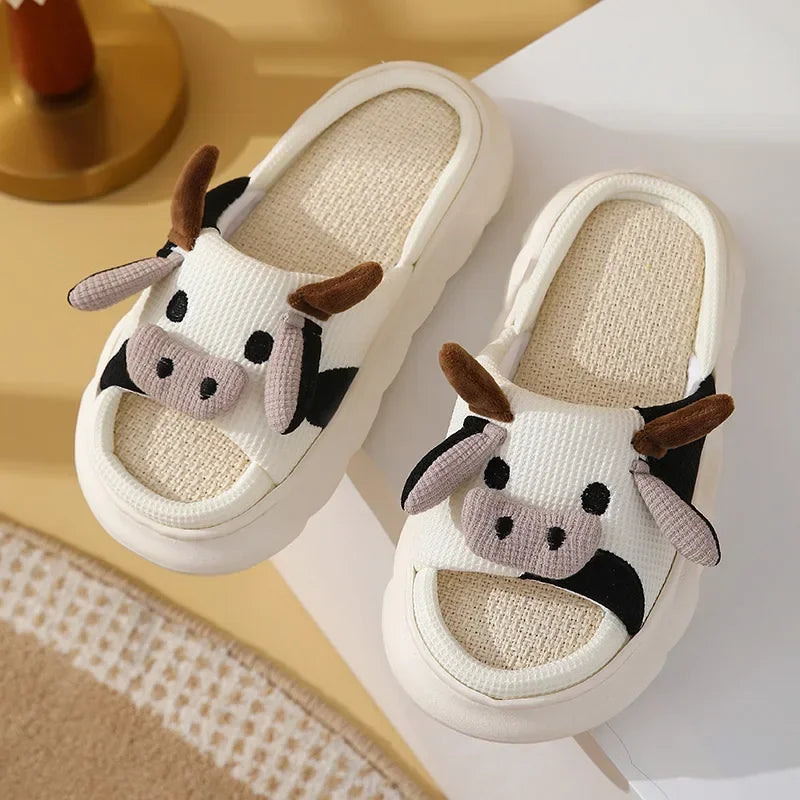 Women's Cozy Cow Slippers